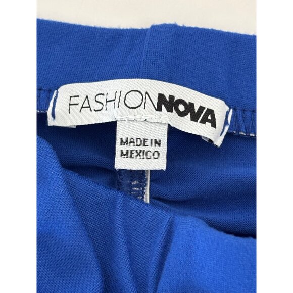 Skirt & Crop Top Set Large BodyCon Blue Ruched Y2K Glam Cyber Grunge Festival - Picture 4 of 15